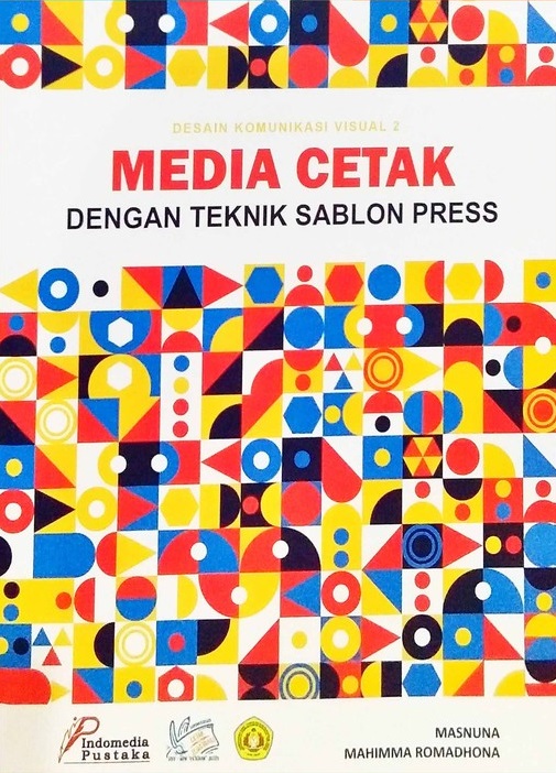 Media cetak dengan teknik sablon press