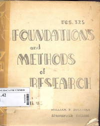 Foundations and methods of research