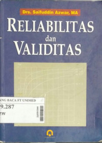 Reliabilitas dan validitas