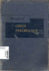 Manual of child psychology
