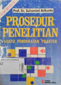 Prosedur penelitian : suatu pendekatan praktek