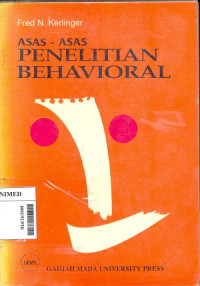 Asas-asas penelitian behavioral