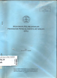 Pedoman pelaksanaan program pengalaman lapangan (PPL)