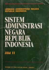 Sistem administrasi negara Republik Indonesia