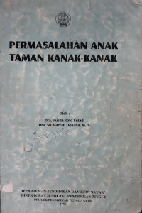 Permasalahan anak taman kanak-kanak