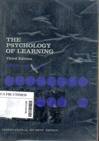 The psychology of learning