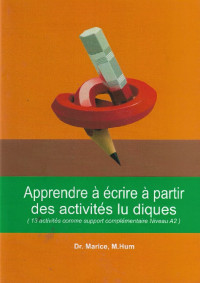 Apprendre a ecrire a partir des activities ludiques
