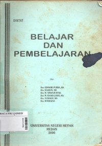 Belajar dan pembelajaran