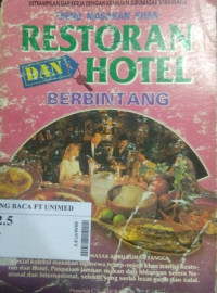 Trend masakan khas restoran dan hotel berbintang