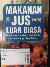 Makanan & jus yang luar biasa