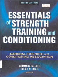 Essentials of strength trainning and conditioning : National strength and conditioning association