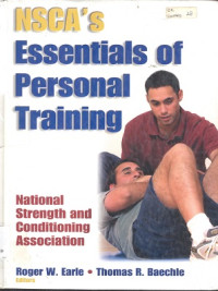 Nsca's essential of personal training national strenght and conditioning association