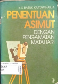 Penentuan asimut dengan pengamatan matahari