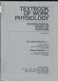 Textbook of work physiology : Physiological bases of exercise