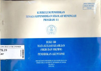 Kurikulum pendidikan tenaga kependidikan sekolah menengah program S1 : Buku II B mata kuliah keahlian (MKBS dan MKPBM) pendidikan akuntansi