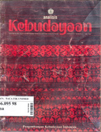 Analisis kebudayaan : Pengembangan kebudayaan indonesia