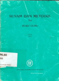 Senam dan metodik I a buku guru untuk SGO