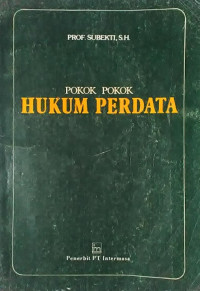 Pokok-pokok hukum perdata