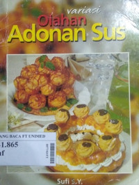 Variasi olahan adonan sus