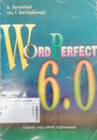 Word perfect 6.0