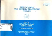 Kurikulum pendidikan tenaga kependidikan sekolah menengah program S1 : Buku II B mata kuliah keahlian (MKBS dan MKPBM) pendidikan otomotif