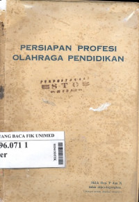 Persiapan profesi olahraga pendidikan