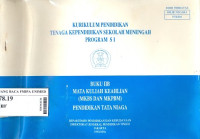 Kurikulum pendidikan tenaga kependidikan sekolah menengah program S1 :  Buku II B mata kuliah keahlian (MKBS dan MKPBM) pendidikan tata niaga