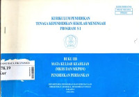 Kurikulum pendidikan tenaga kependidikan sekolah mencegah program S1 : Buku II B mata kuliah keahlian (MKBS dan MKPBN) pendidikan perbankan