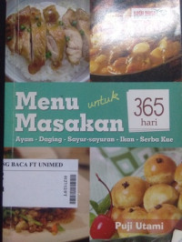 Menu masakan untuk 365 hari