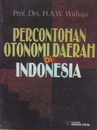 Percontohan otonomi daerah di Indonesia