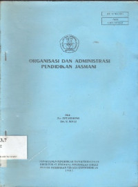 Organisasi dan administrasi pendidikan jasmani