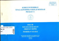 Kurikulum pendidikan tenaga kependidikan sekolah menengah program S1 : Buku II B mata kuliah keahlian (MKBS dan MKPBM) pendidikan tata rias