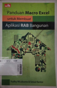 Panduan macro excel untuk membuat aplikasi RAB bangunan