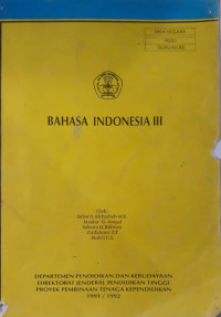 Bahasa Indonesia III