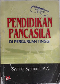 Pendidikan pancasila di perguruan tinggi