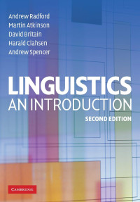 Linguistics an introduction