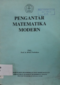 Pengantar matematika modern