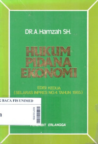 Hukum pidana ekonomi