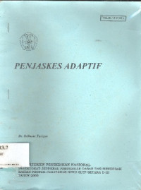 Penjaskes adiptif