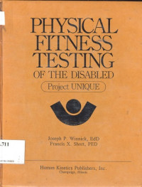 Physical fitness testing of the disabled projeck unique