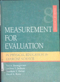 Measurement for evaluation : in physical education and exercise science