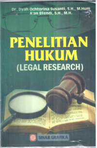 Penelitian Hukum, Legal Research
