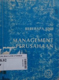 Management perusahaan : beberapa segi