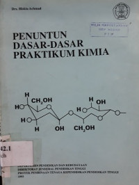 Penuntun dasar-dasar praktikum kimia