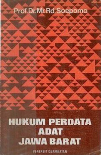 Hukum perdata adat  Jawa Barat