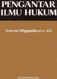 Pengantar ilmu hukum : himpunan kuliah