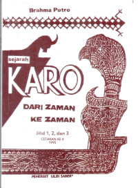 Sejarah Karo dari Zaman ke Zaman