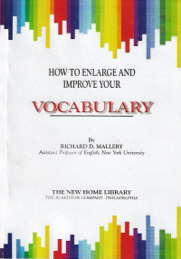 How to enlarge and improve your vocabulary