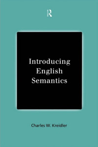 Introducing english semantics