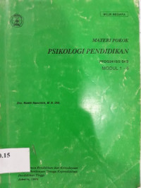 Materi pokok psikologi pendidikan modul 1-6